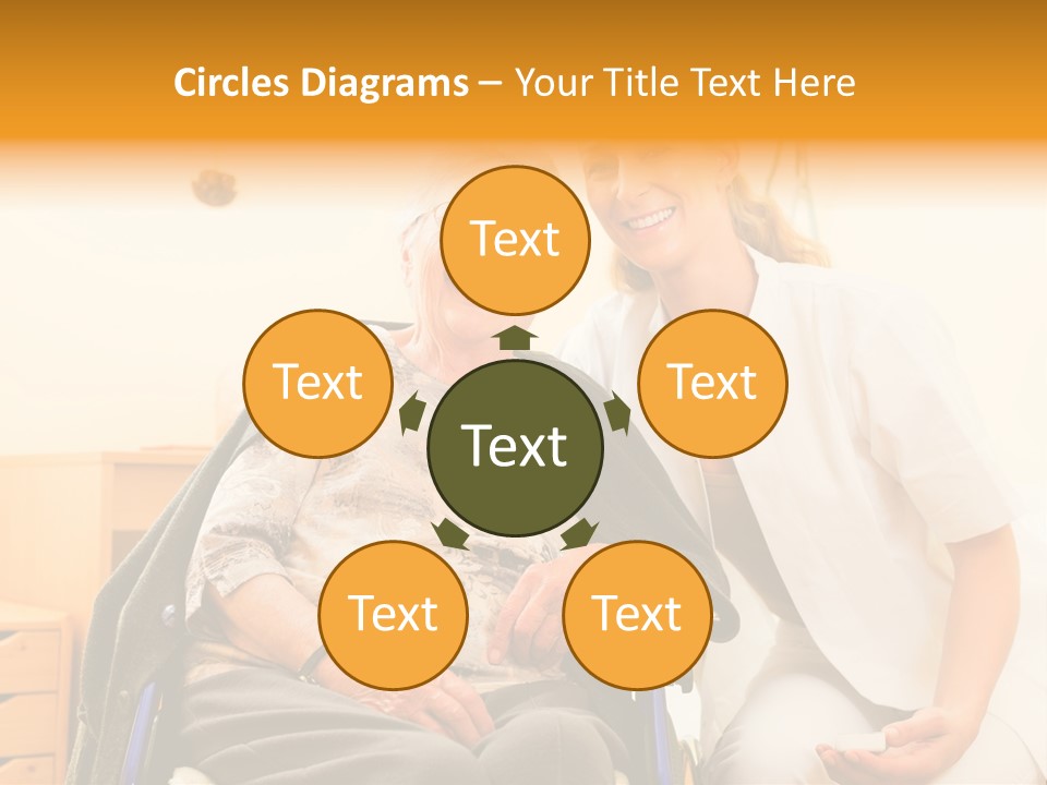 Elderly Clinic Patient PowerPoint Template