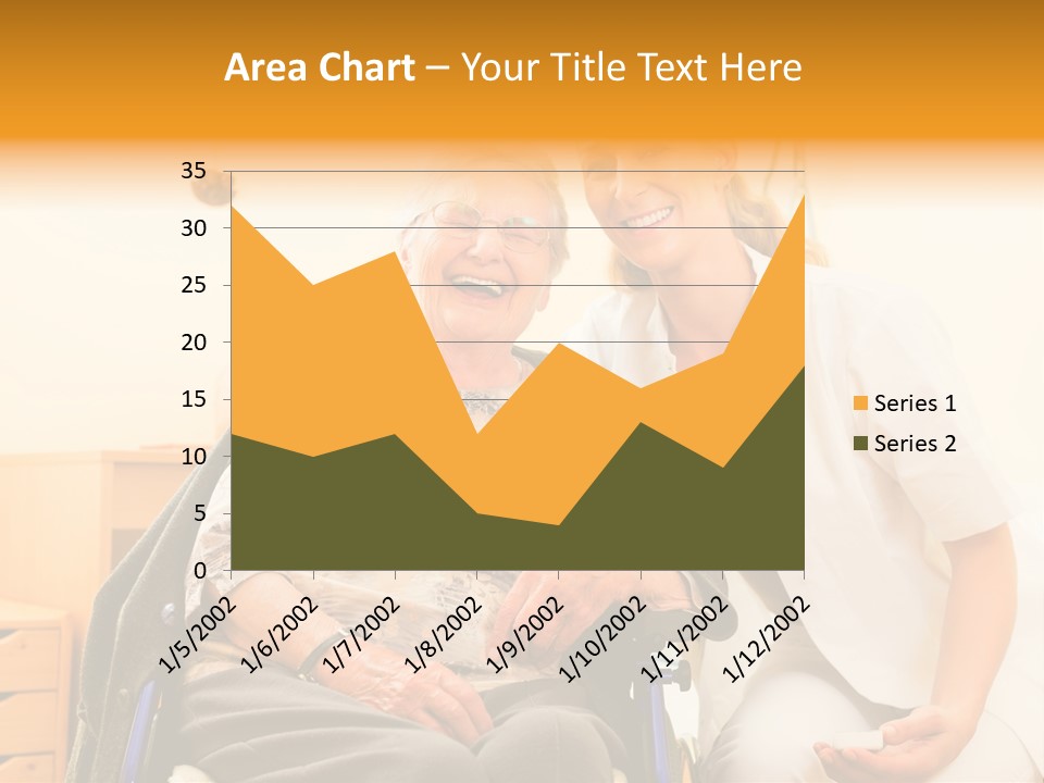 Elderly Clinic Patient PowerPoint Template