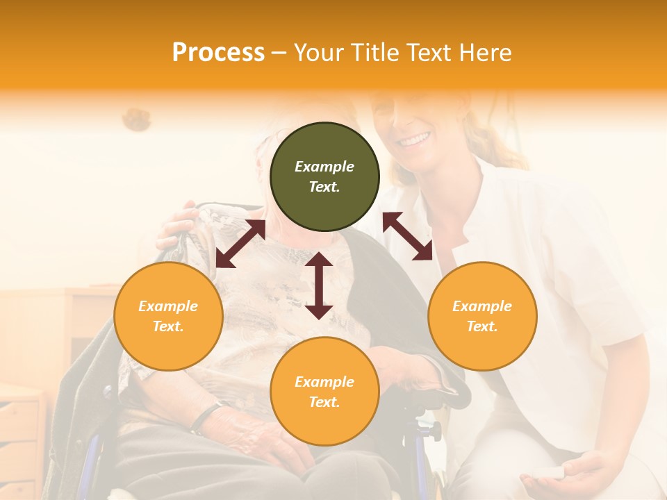 Elderly Clinic Patient PowerPoint Template