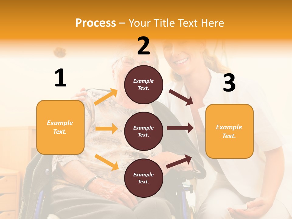 Elderly Clinic Patient PowerPoint Template