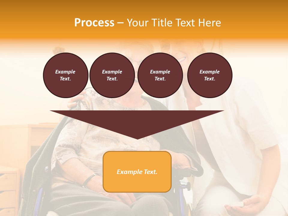 Elderly Clinic Patient PowerPoint Template