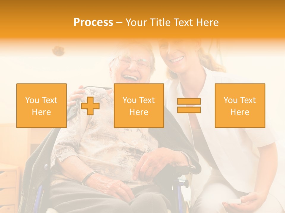 Elderly Clinic Patient PowerPoint Template