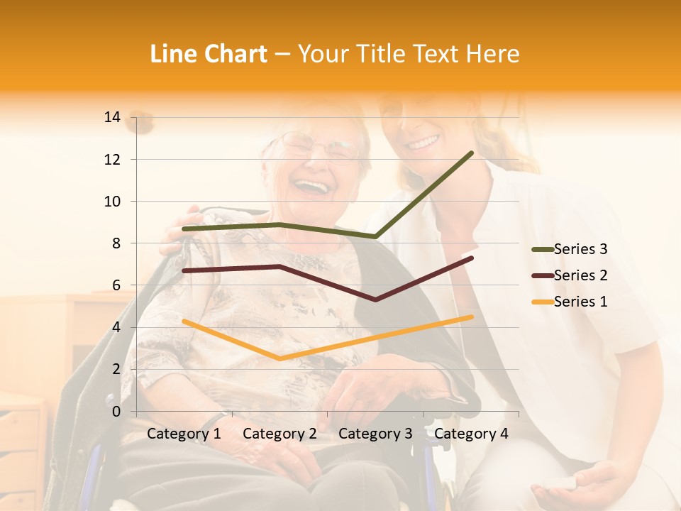 Elderly Clinic Patient PowerPoint Template