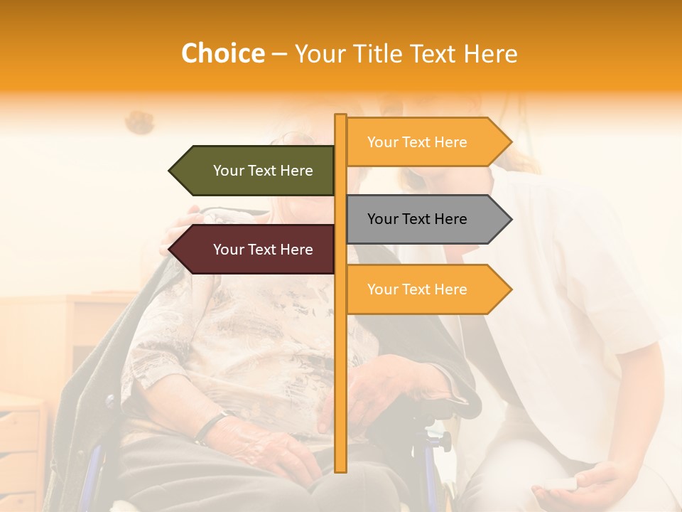 Elderly Clinic Patient PowerPoint Template