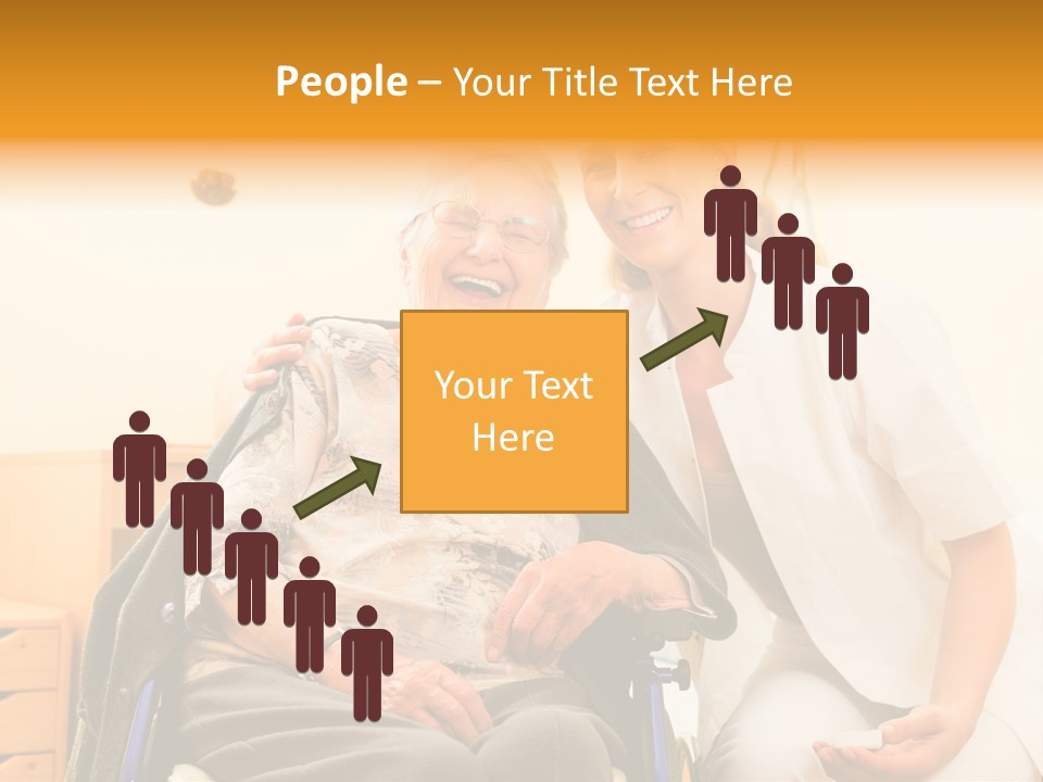 Elderly Clinic Patient PowerPoint Template
