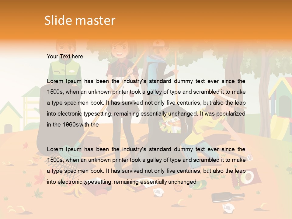 Nature Bottle Picking PowerPoint Template