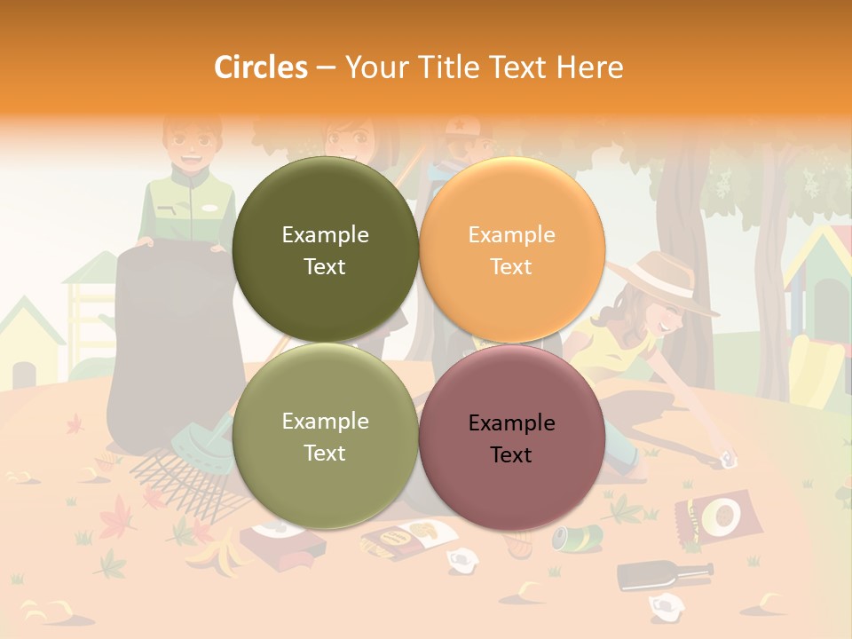 Nature Bottle Picking PowerPoint Template