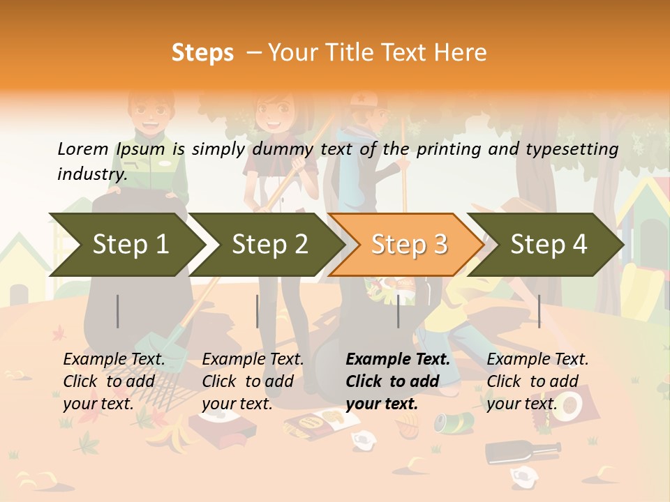 Nature Bottle Picking PowerPoint Template