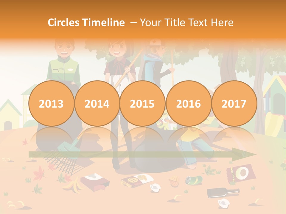 Nature Bottle Picking PowerPoint Template