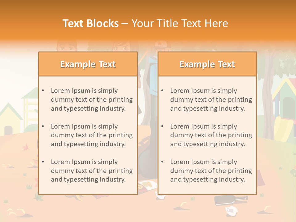 Nature Bottle Picking PowerPoint Template