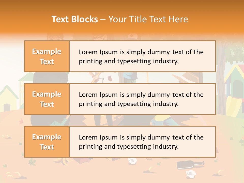 Nature Bottle Picking PowerPoint Template
