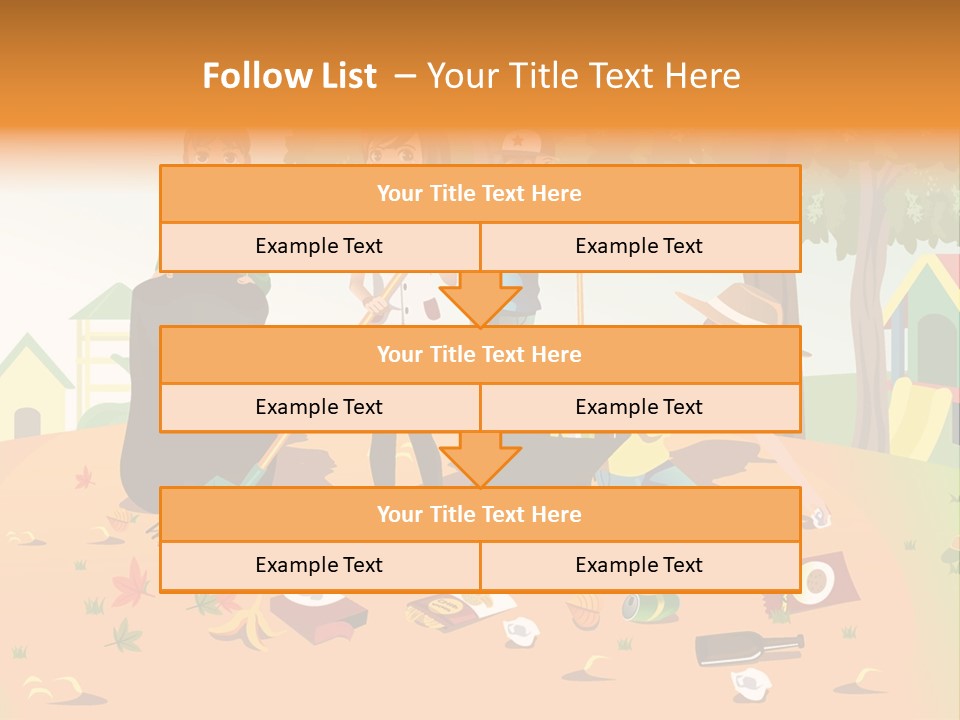 Nature Bottle Picking PowerPoint Template
