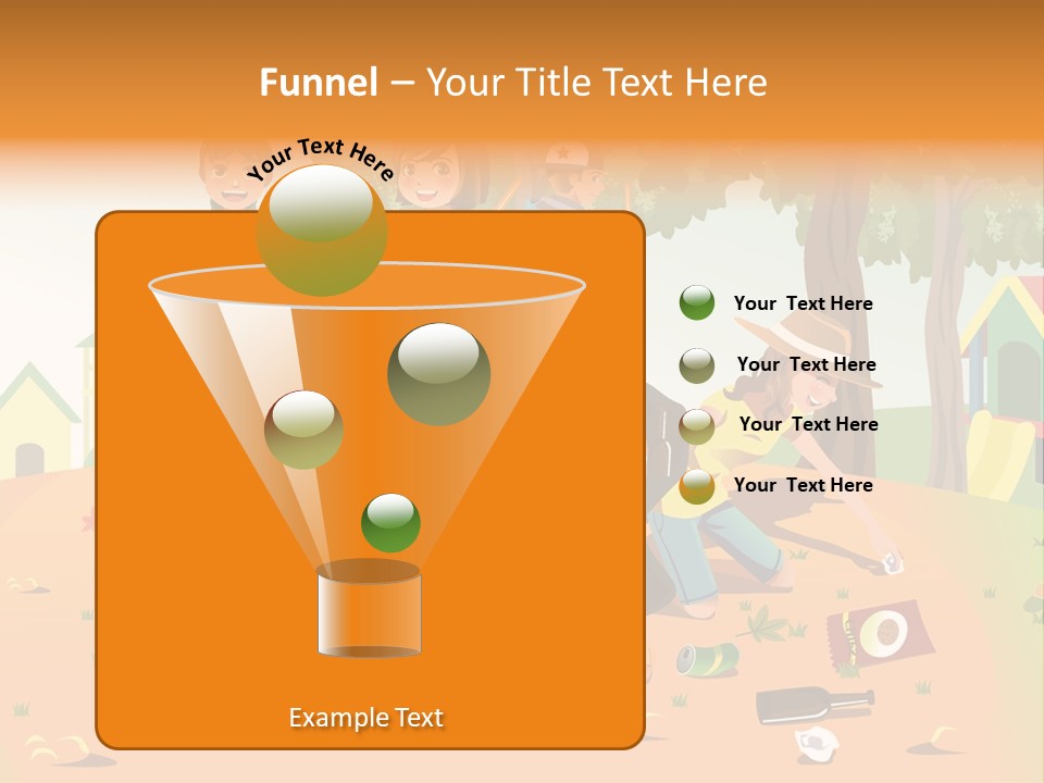 Nature Bottle Picking PowerPoint Template