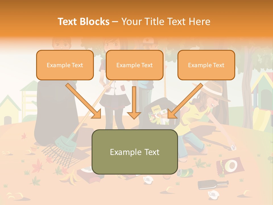 Nature Bottle Picking PowerPoint Template