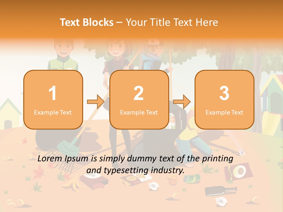 Nature Bottle Picking PowerPoint Template