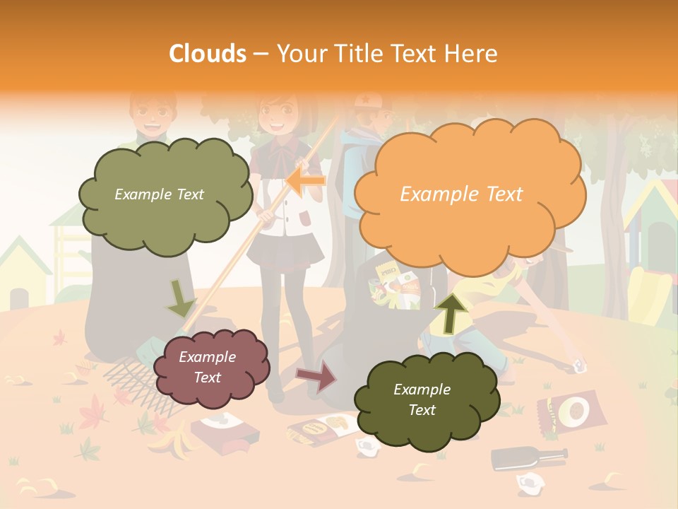 Nature Bottle Picking PowerPoint Template