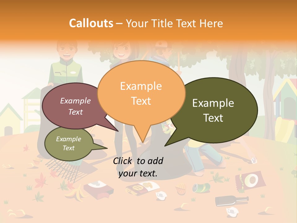 Nature Bottle Picking PowerPoint Template