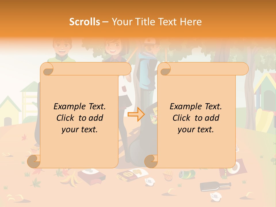 Nature Bottle Picking PowerPoint Template