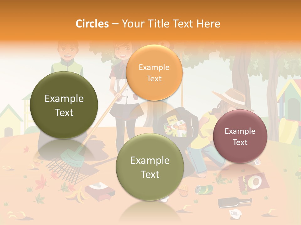 Nature Bottle Picking PowerPoint Template