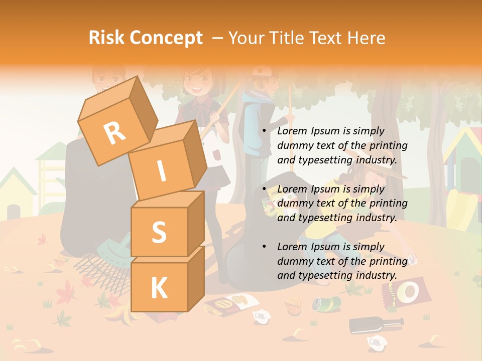 Nature Bottle Picking PowerPoint Template