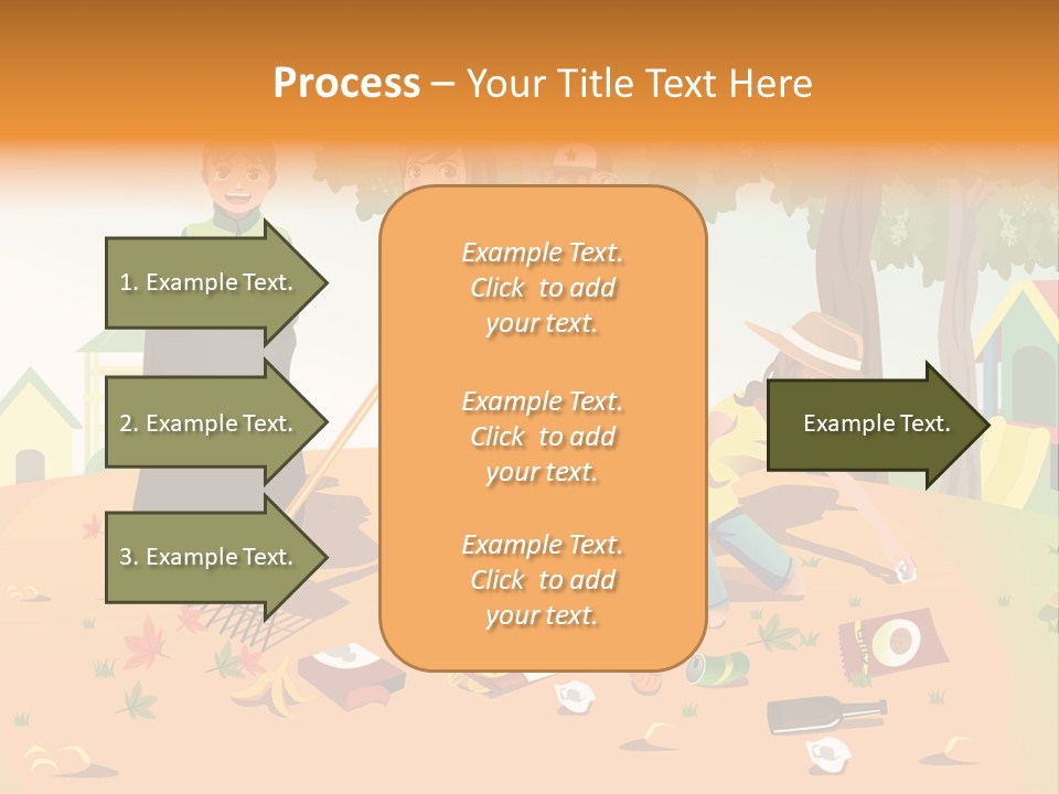 Nature Bottle Picking PowerPoint Template