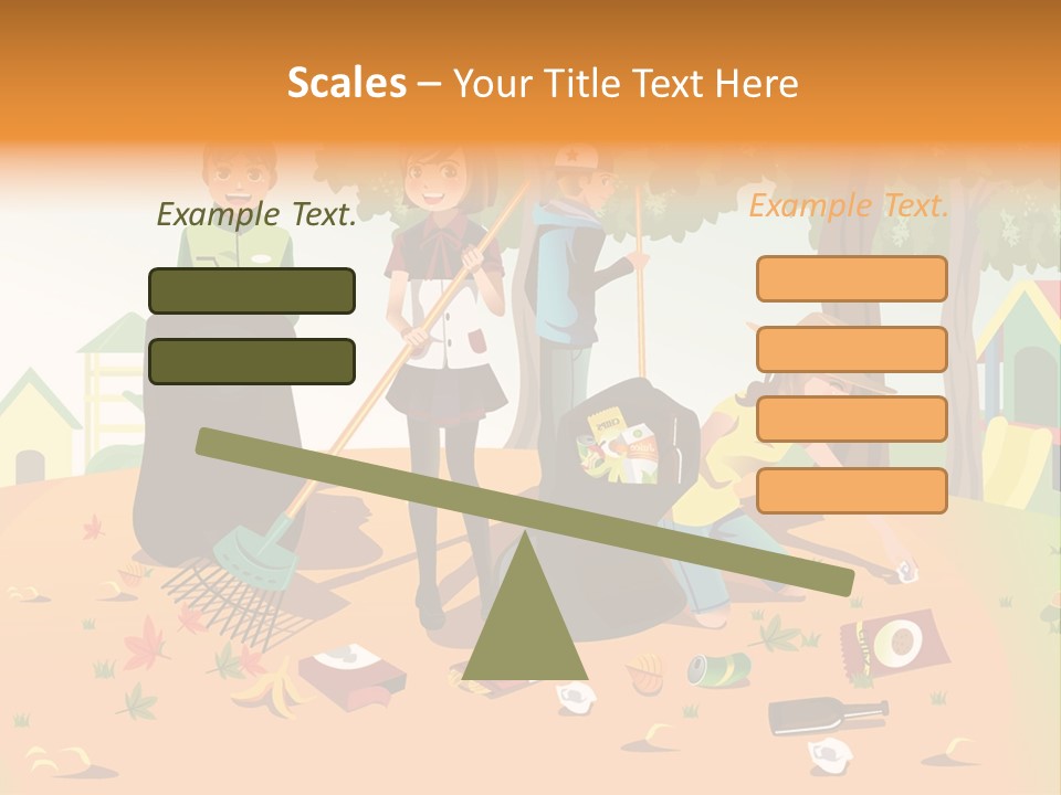 Nature Bottle Picking PowerPoint Template