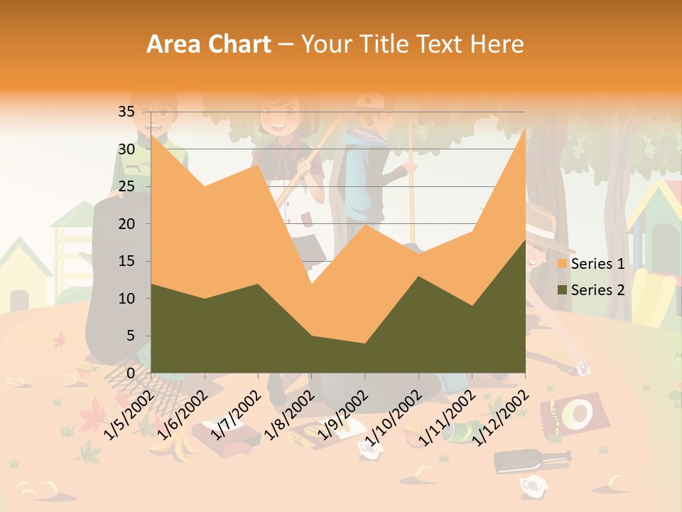 Nature Bottle Picking PowerPoint Template
