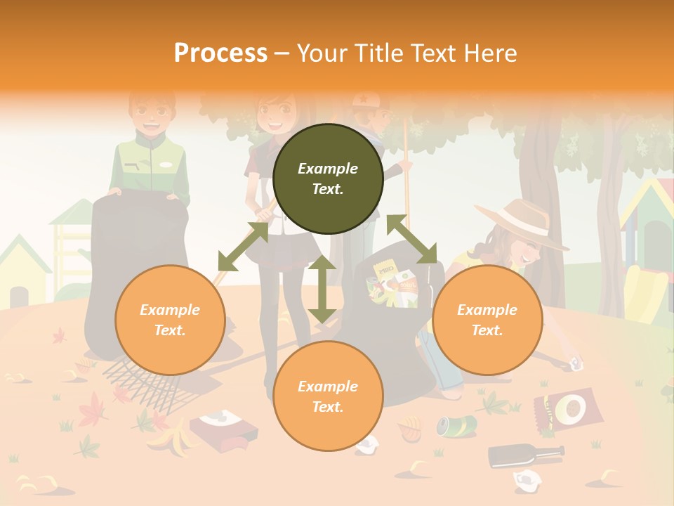 Nature Bottle Picking PowerPoint Template