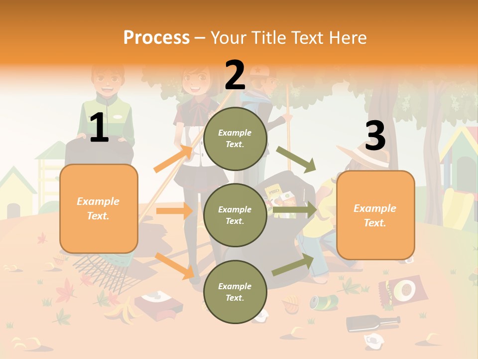 Nature Bottle Picking PowerPoint Template