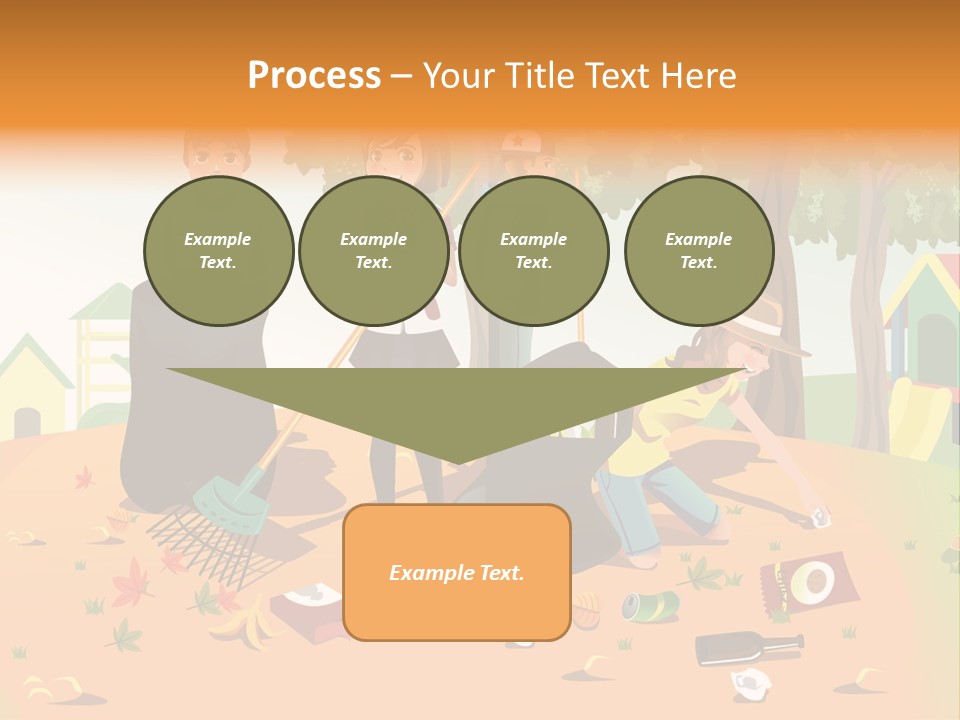 Nature Bottle Picking PowerPoint Template