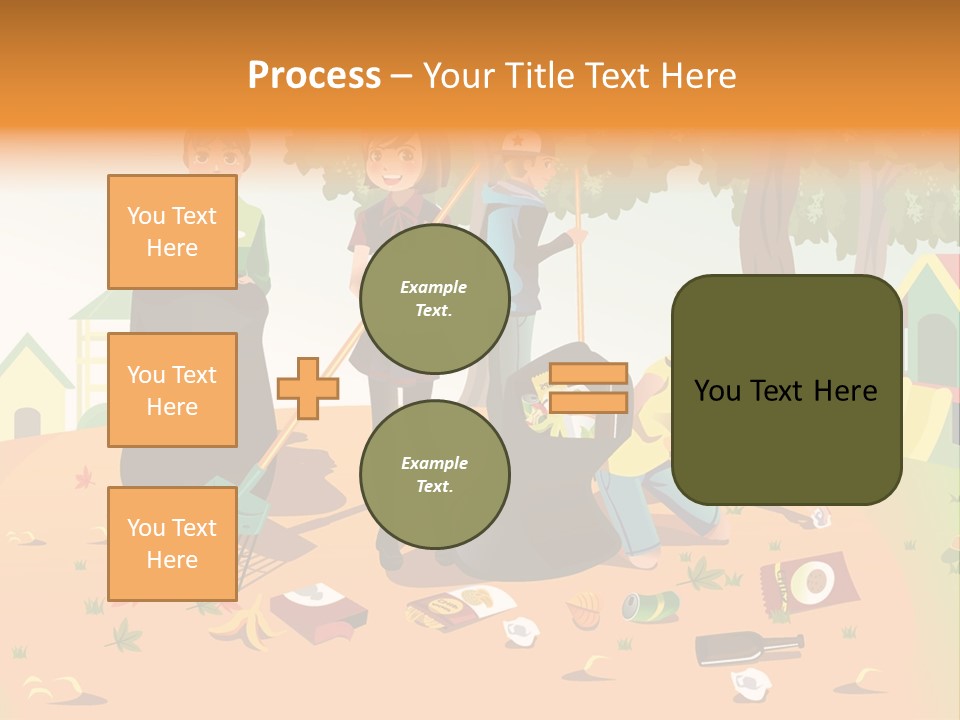 Nature Bottle Picking PowerPoint Template
