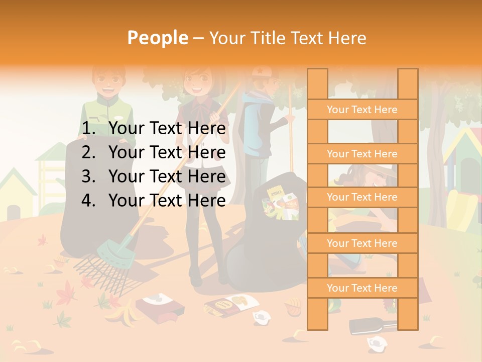 Nature Bottle Picking PowerPoint Template