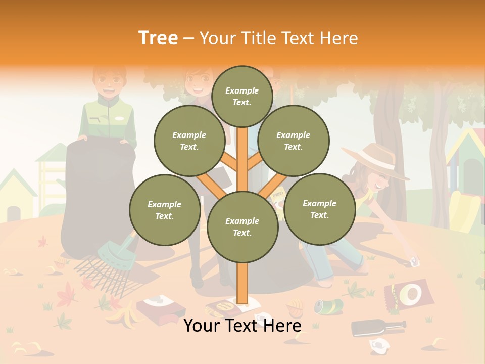 Nature Bottle Picking PowerPoint Template