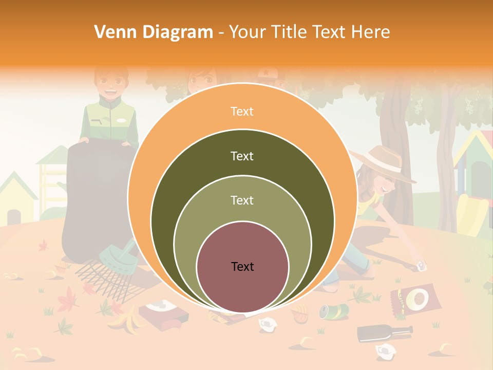 Nature Bottle Picking PowerPoint Template