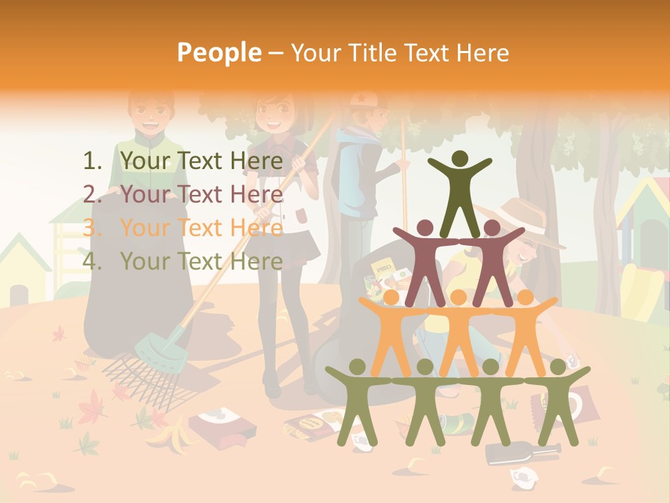 Nature Bottle Picking PowerPoint Template