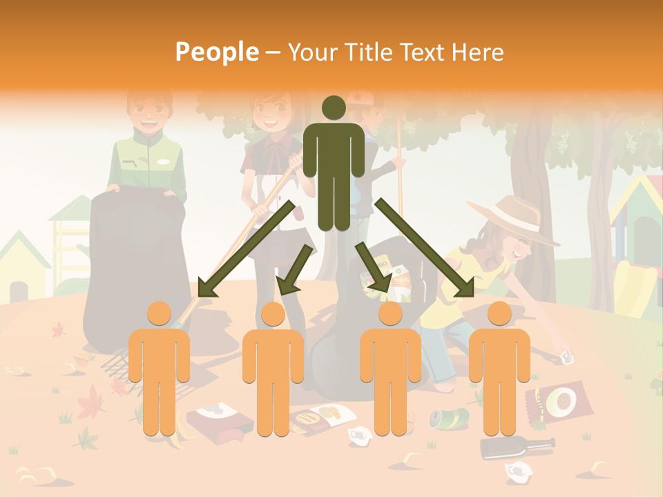 Nature Bottle Picking PowerPoint Template