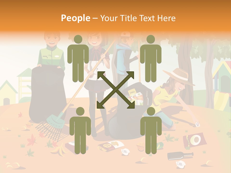 Nature Bottle Picking PowerPoint Template