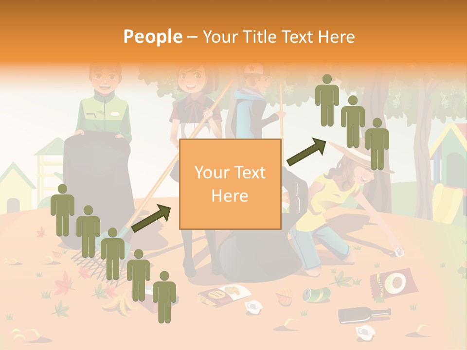 Nature Bottle Picking PowerPoint Template