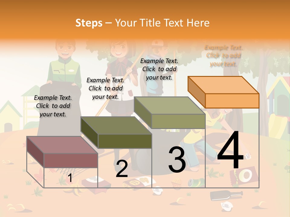 Nature Bottle Picking PowerPoint Template
