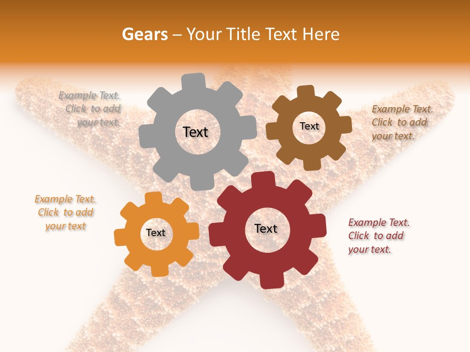 A Starfish With A White Background Is Shown PowerPoint Template