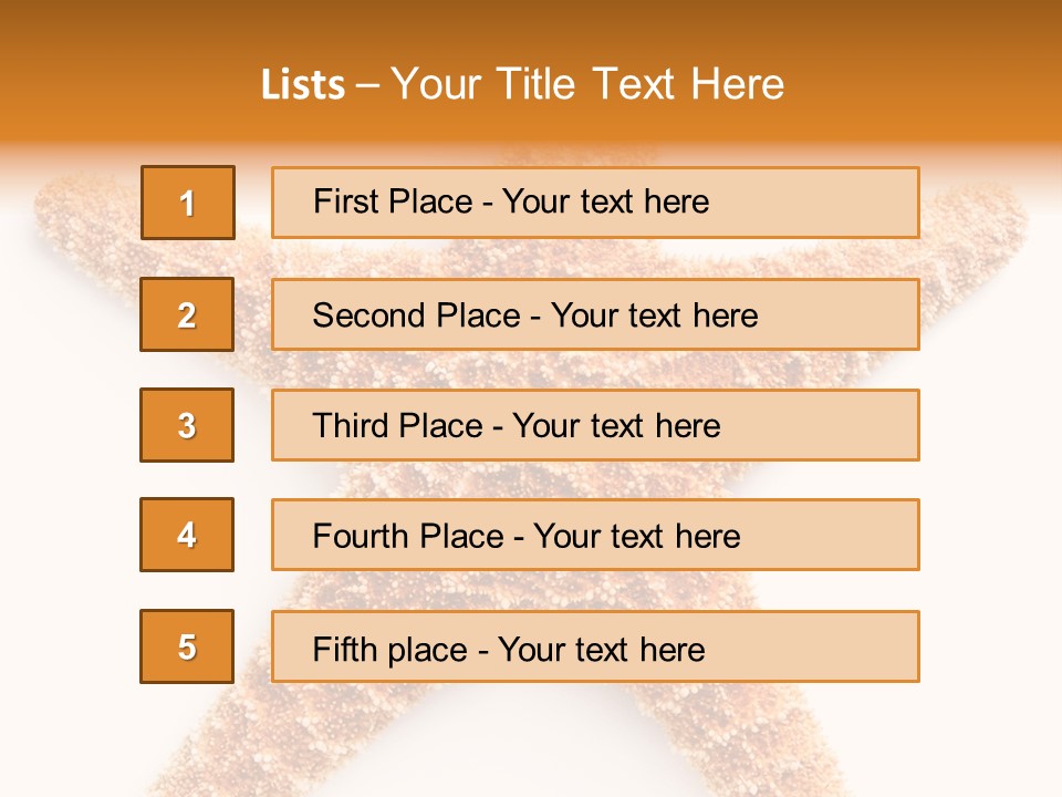 A Starfish With A White Background Is Shown PowerPoint Template