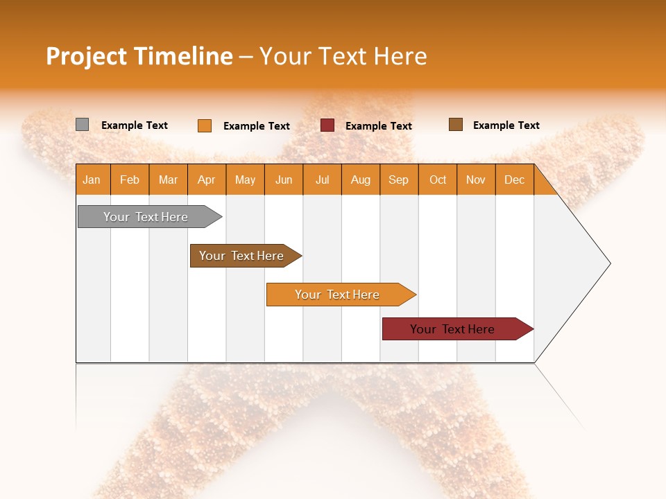 A Starfish With A White Background Is Shown PowerPoint Template