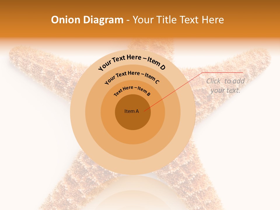 A Starfish With A White Background Is Shown PowerPoint Template