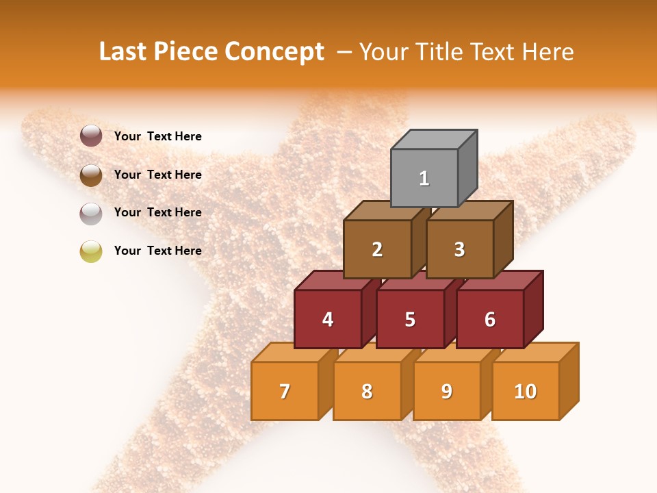 A Starfish With A White Background Is Shown PowerPoint Template