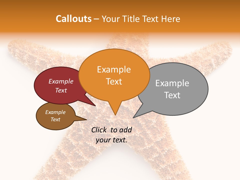 A Starfish With A White Background Is Shown PowerPoint Template