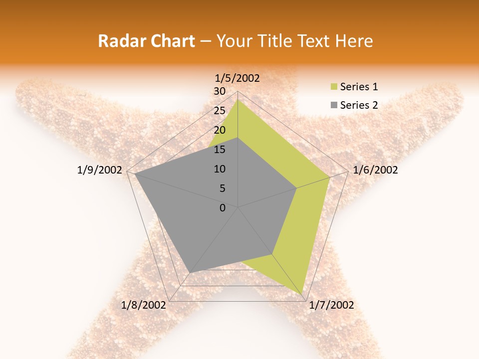 A Starfish With A White Background Is Shown PowerPoint Template
