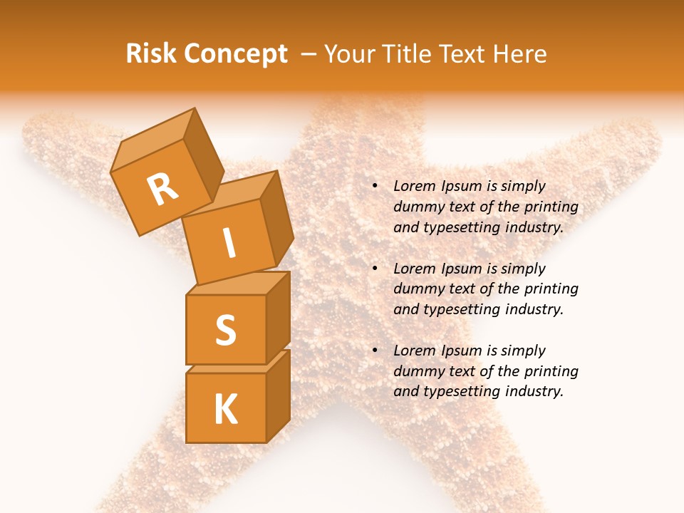 A Starfish With A White Background Is Shown PowerPoint Template