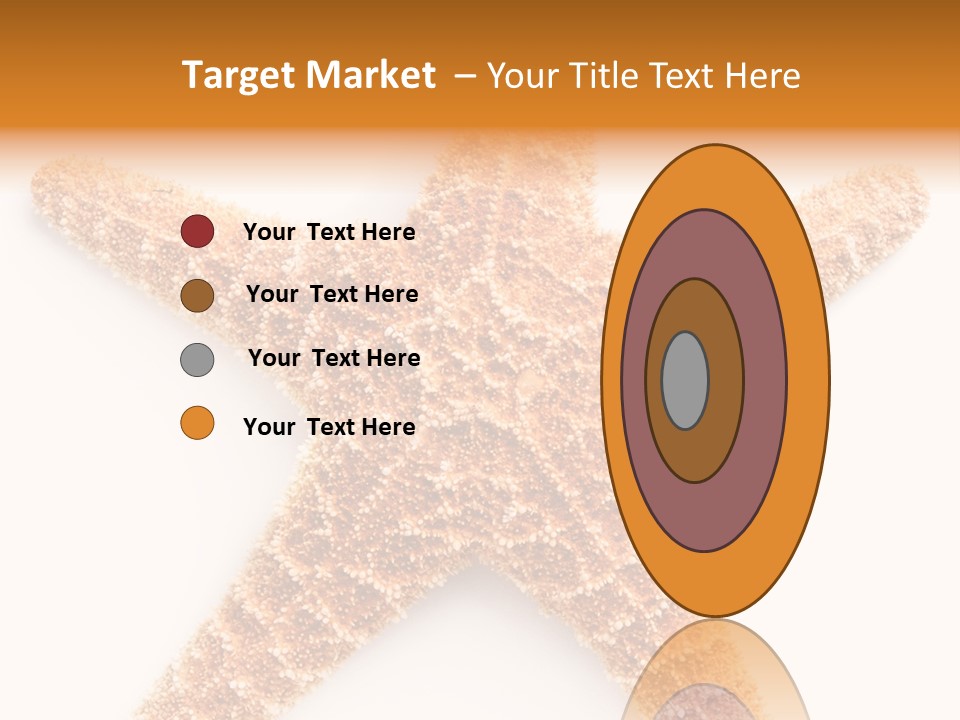 A Starfish With A White Background Is Shown PowerPoint Template