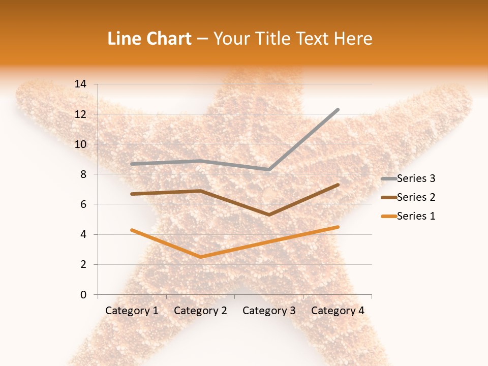 A Starfish With A White Background Is Shown PowerPoint Template