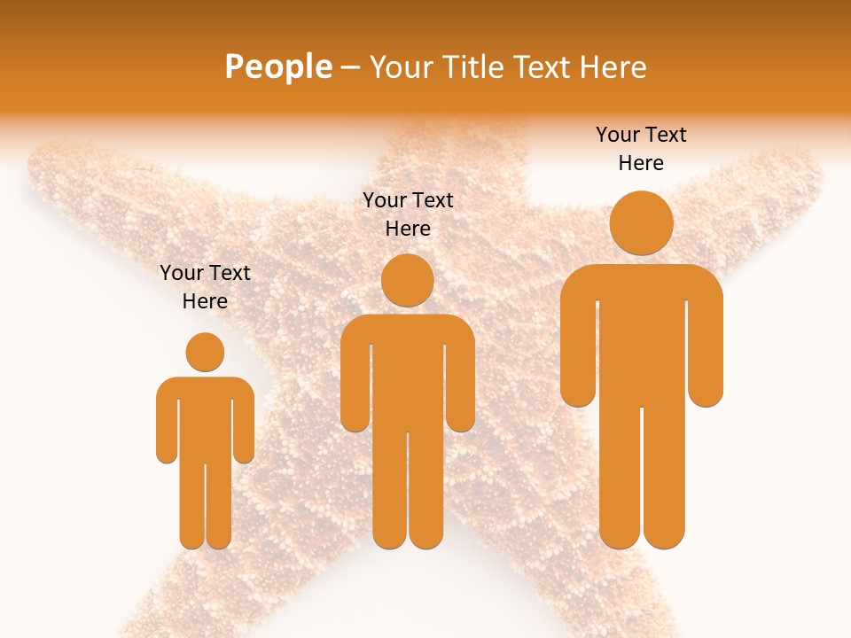 A Starfish With A White Background Is Shown PowerPoint Template